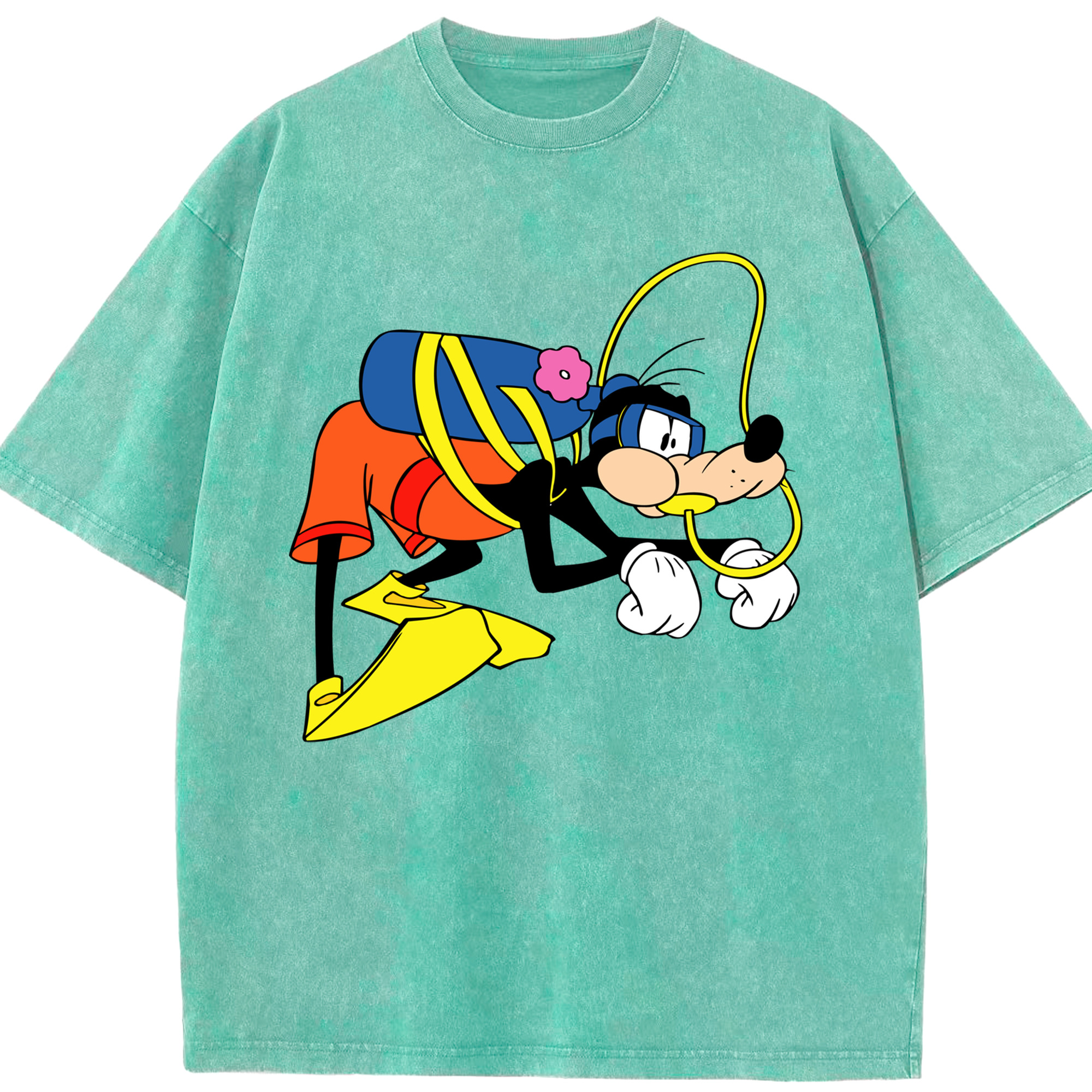 （画像用） ミッキーマウス Mickey Mouse 綿100% ヴィンテージ風 半袖Tシャツ（フロントプリント）